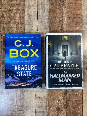 Treasure State The Hallmarked Man Mystery Crime FIRST EDITION Hardcover Bundle